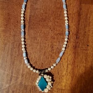 Beautiful pendant necklace beaded strands